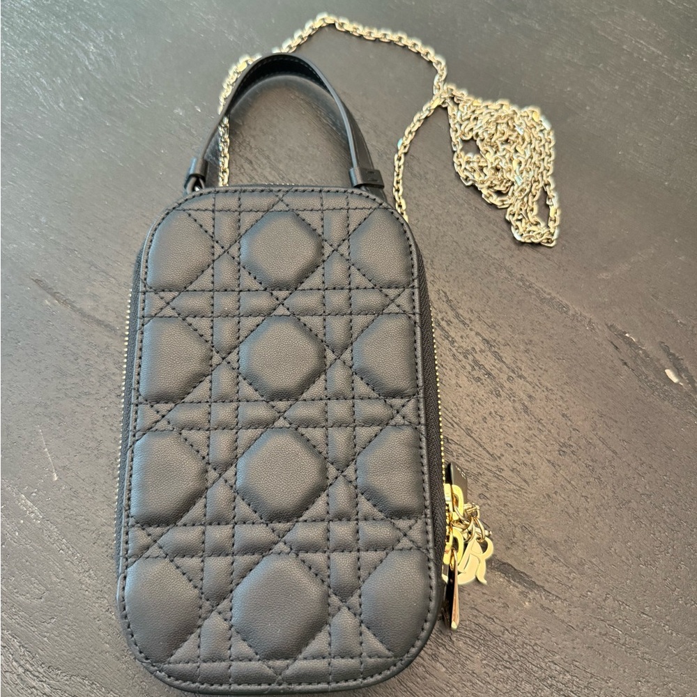 Christian Dior Lady Dior Call'in Dior Phone Holder